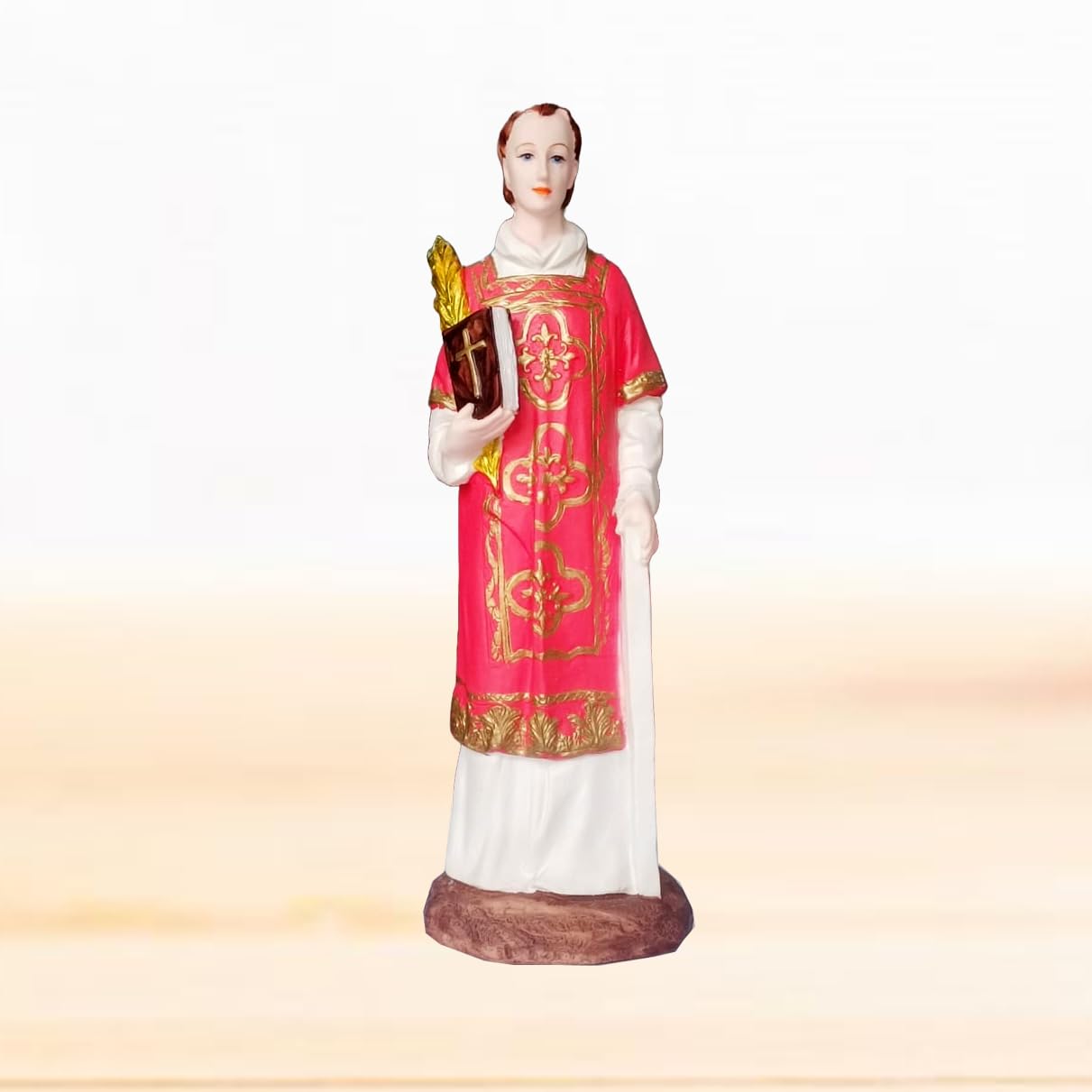 Saint Lawrence Catholic Idol Perfect for Home, Office, Prayer Room, Altar, Housewarming, Gifting and Decoration, 10 Inch