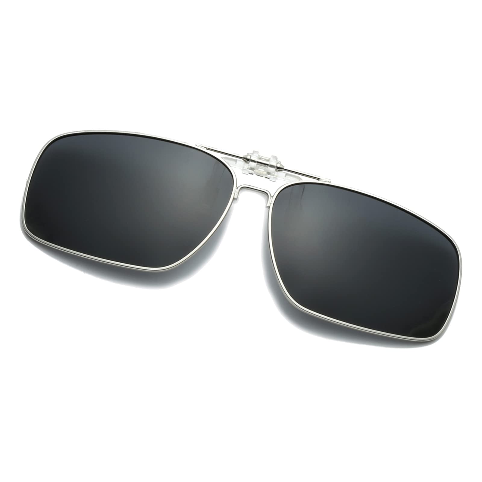 Long Keeper Polarized Clip-On Sunglasses - Flip Up Sunglasses Over Prescription Glasses For Driving & Fishing
