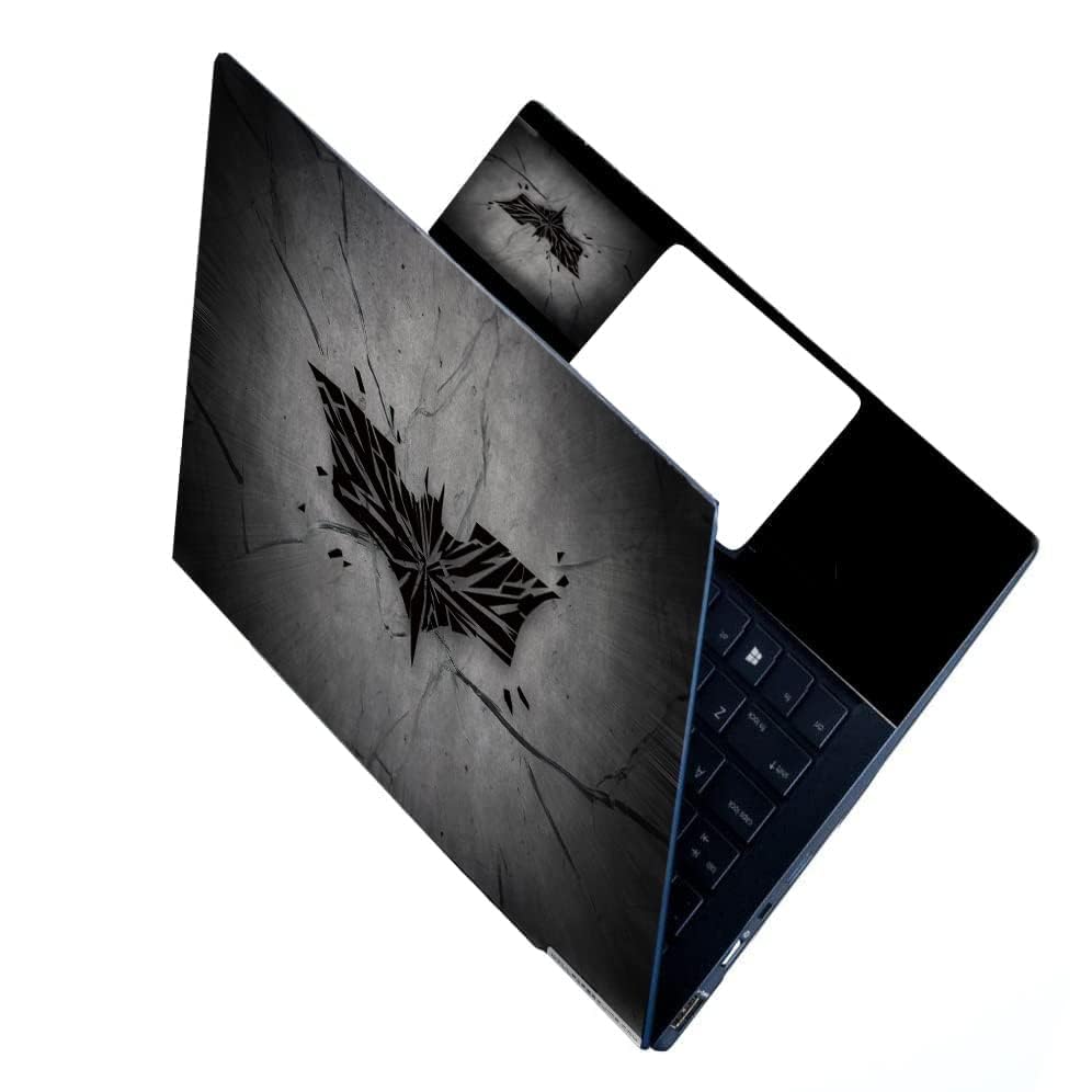 Skin Poster - Batman Logo Vinyl Laptop Skin Decal/Sticker Protector, Fits Dell, Hp, Lenovo, Toshiba, Acer, ASUS and for All Models Up to 11.6-15.6 Inch, Pack of 1