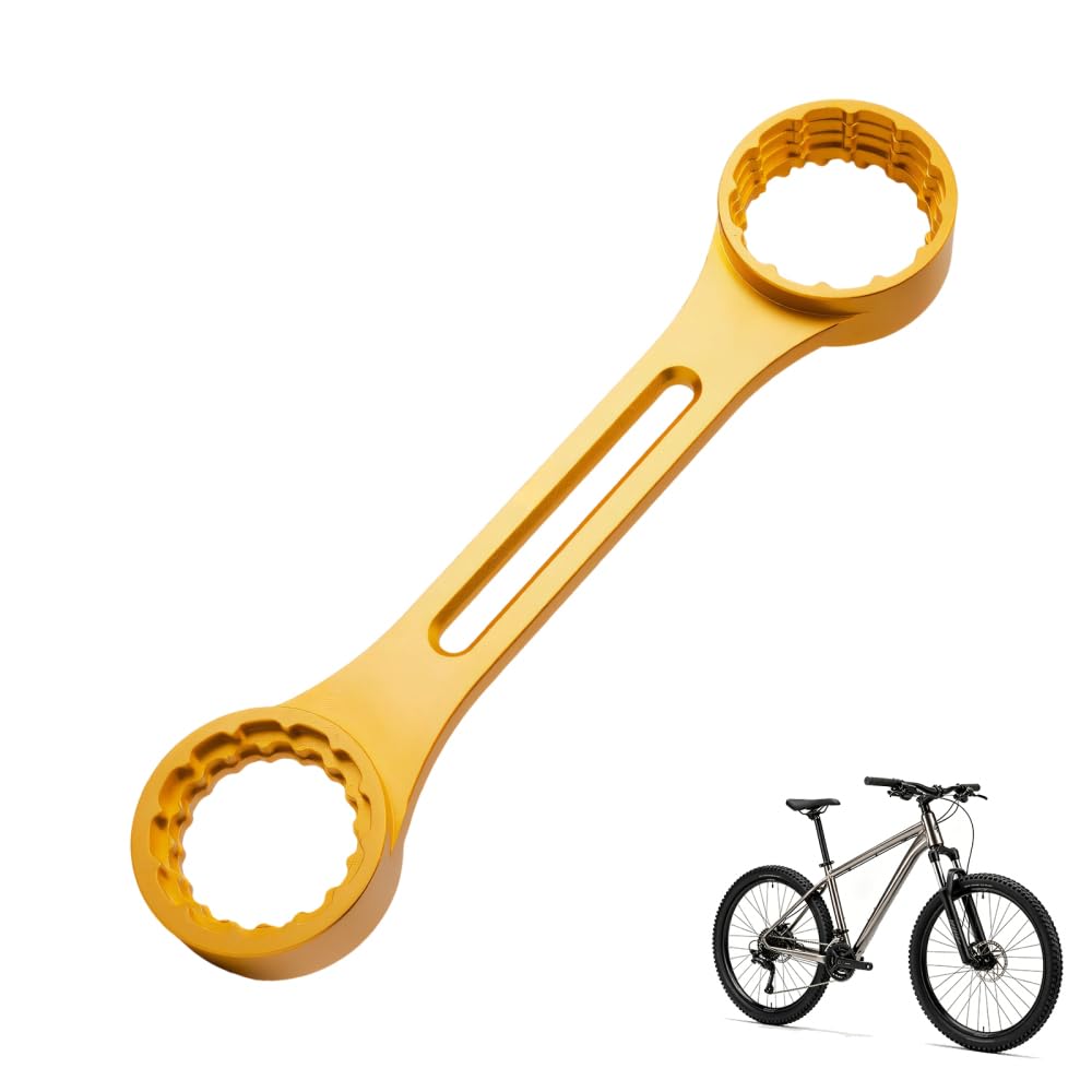 6-in-1 Bike Crank Removal Tool, Bike Bottom Bracket Tool, Multifunctional Bicycle Bottom Bracket Wrench for Mountain Road Bikes