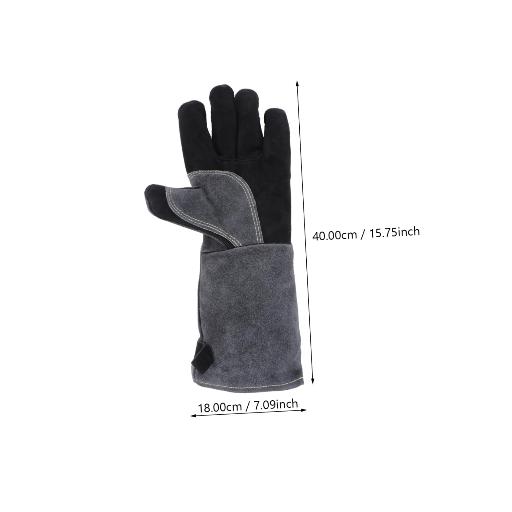 VILLCASE 1paia Guanti Da Barbecue Resistenti Al Calore Guanti Protettivi Per Mani Per Cucina e Giardinaggio Durevoli e Riutilizzabili