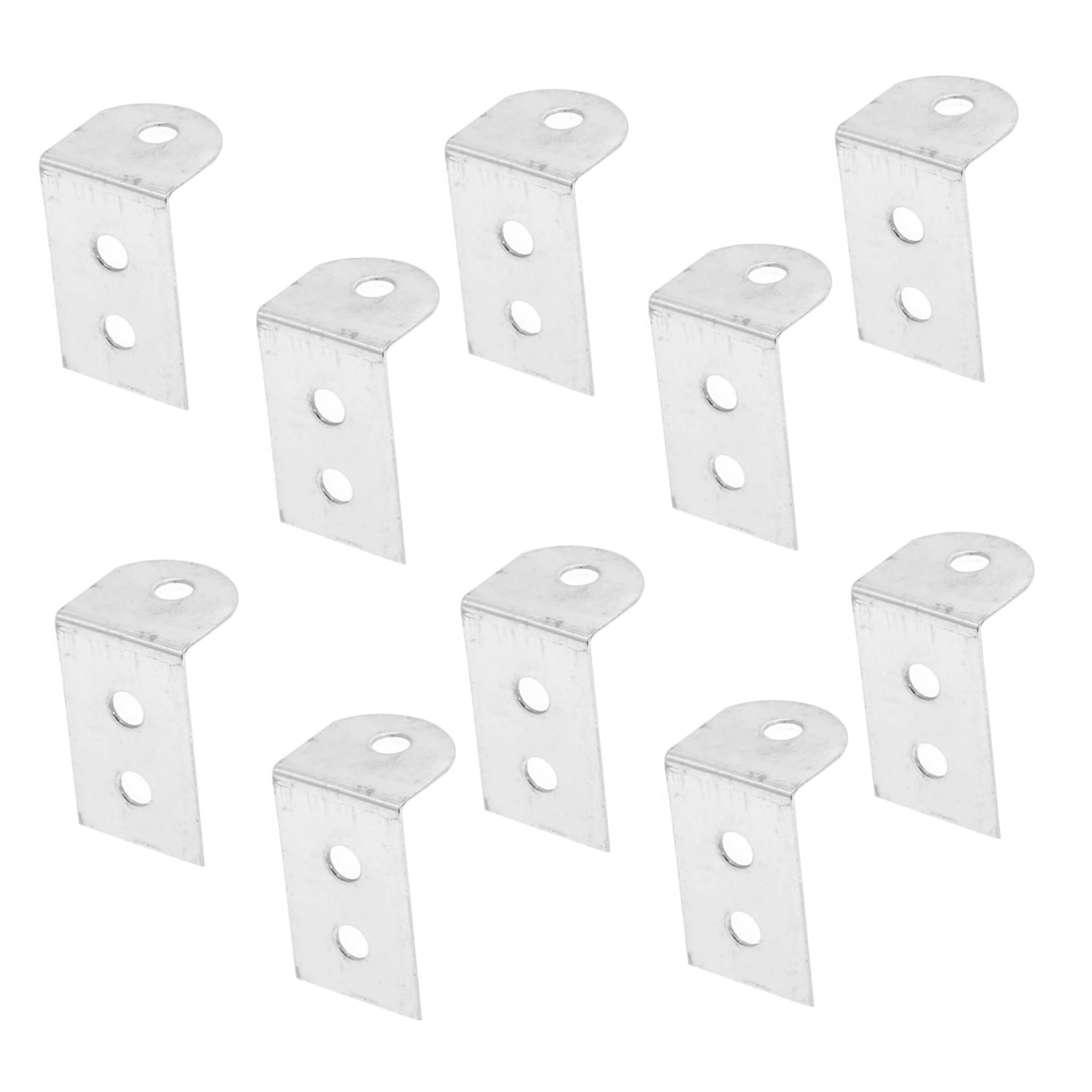 BUTIFULSIC Triangular Support Brackets 100pcs Stainless Steel Corner Bracket Home Corner Brace for Photo Shelf