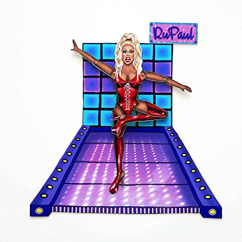 Articulated Magnet Doll Inspired By Rupaul | Celebrity Paper Doll #TOP2