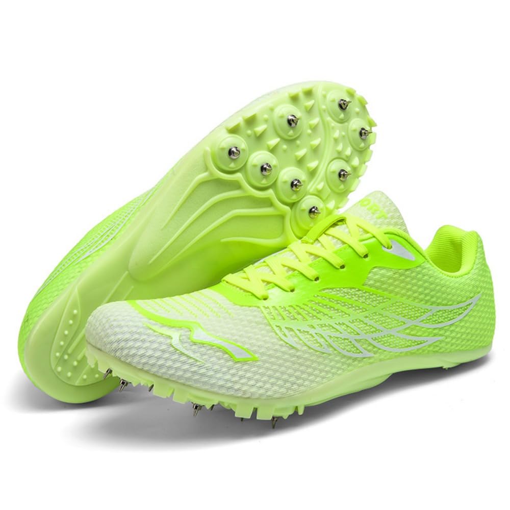 Men's & Women's Track & Field Shoes - High-Performance Mesh-Breathable Racing, Running, & Jumping Spikes for All Ages