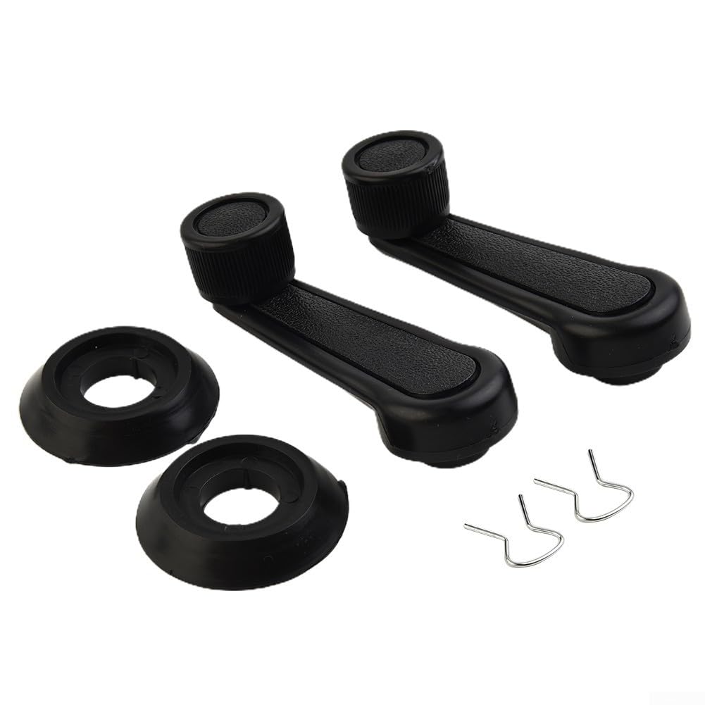 Set di Sostituzione 2 Pezzi Maniglie per Manovella della Porta dell'Auto per Alzacristalli Manuali, Accessori Adatti alla Maggior Parte dei Modelli di Veicoli