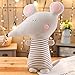 Souris rayée Rhinocéros Renard Peluche Animal Peluche Poupée Grand Oreiller Cadeau d'anniversaire pour Enfants 35/50/70cm 35cm Souris