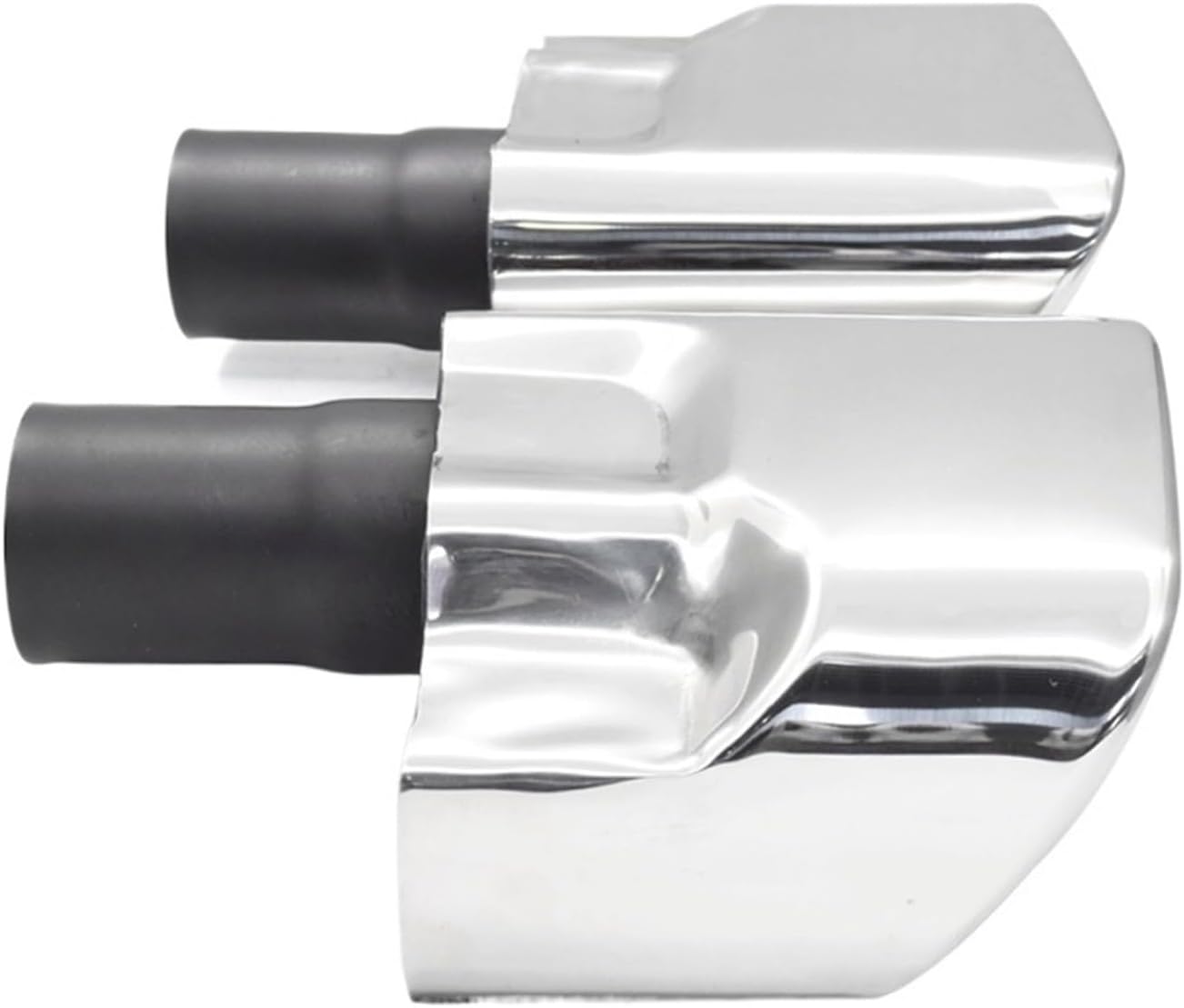 1 ペア排気先端シボレーキャプティバ排気先端ステンレス鋼マフラー先端