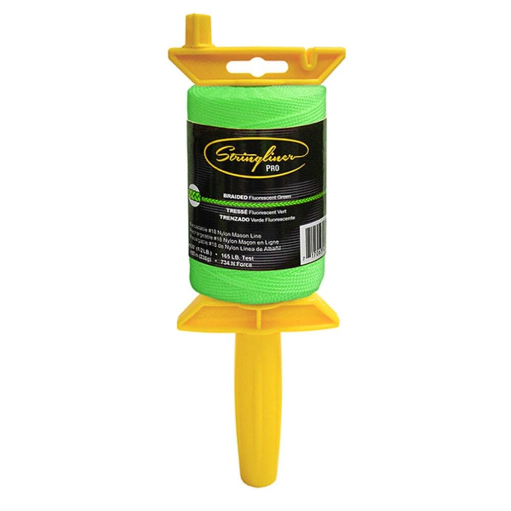 12 Piece Display Case w/Braided 500' Fl. Green