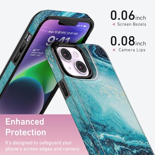 Goodon for iPhone 14 Plus Case Wallet - Flip Folio PU Leather Cover - image 3