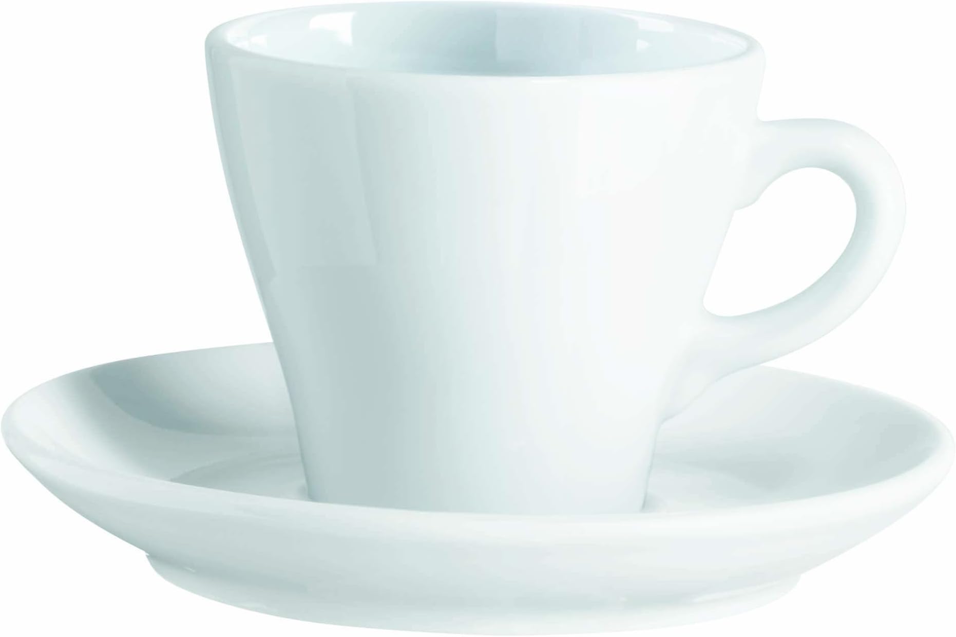Espresso Cup with Saucer White