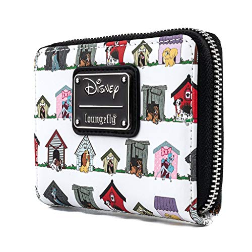 image for Loungefly Disney Dog Houses Faux Leather Zip Around Wallet, Multi, One