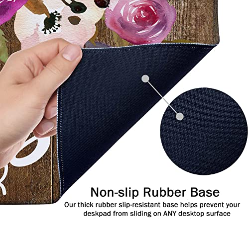 Image of SSOIU Large Mouse Pad, Full Desk XXL Extended Gaming Mouse Pad 35.5 inch X 15.7 inch, Waterproof Desk Mat Stitched Edges, Non-Slip Laptop Computer Mousepad for Office and Home, Chaos Coordinator Funny Quote