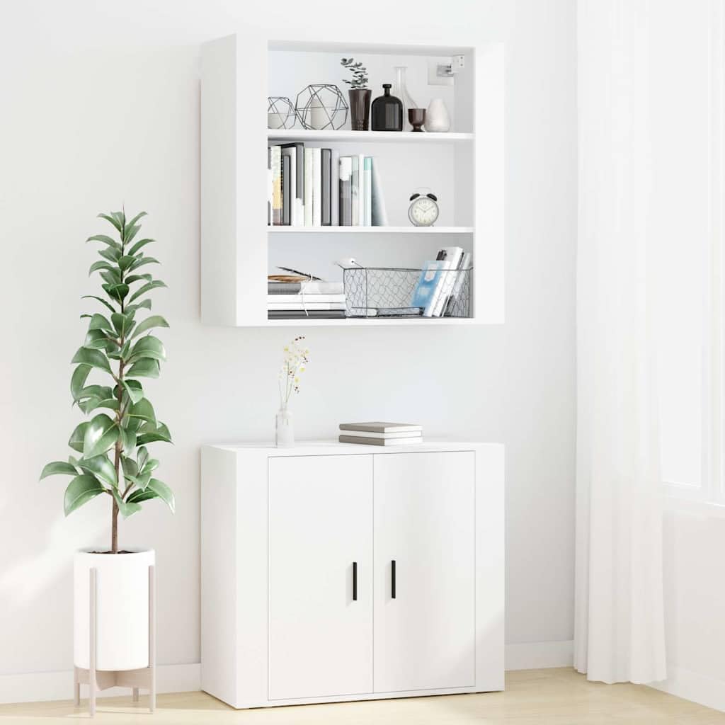 Credenza Top Bianco Legno Ingegneria