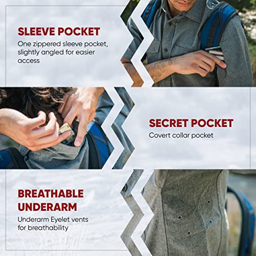 Vertx Recce Technical Long Sleeve Tactical Shirts for Men, Concealed Carry, Outdoor, Tactical Work, Cooling, Quick Drying3