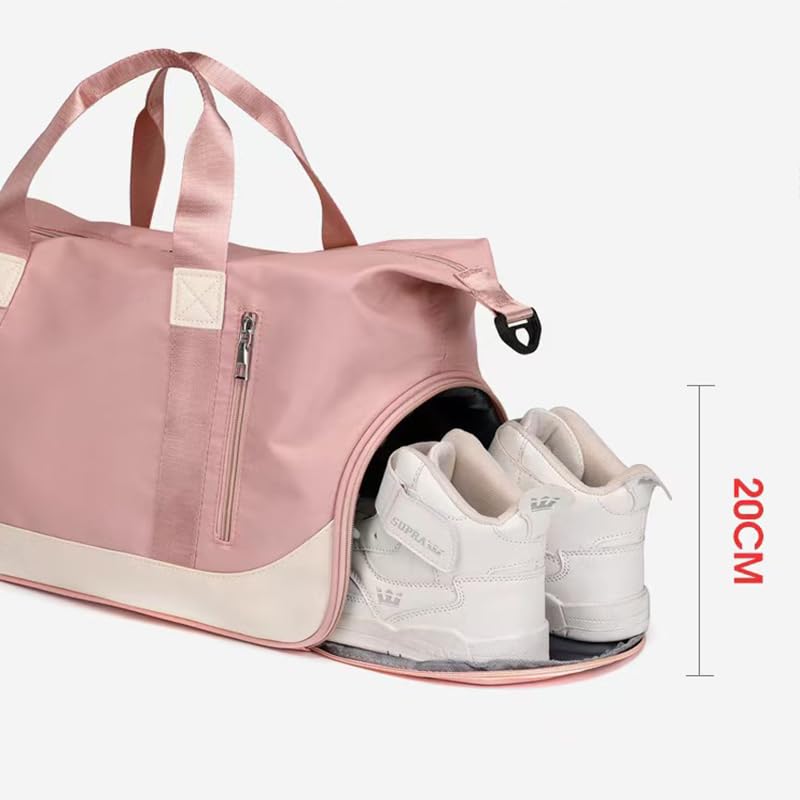 Gym Bag for Suzuki Swift 2014-2025, Multifunction Travel Backpack Dry Wet Shoulder Messenger with Independent Shoes Compartmen Waterproof Tote Bag for Sports Gym Travel,Pink3
