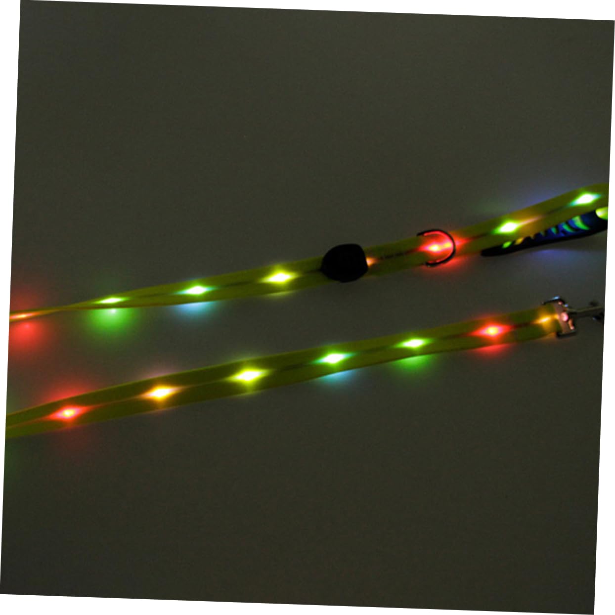 1juego Correa y Collar Led Luminosos para Perros De Cuerda De Seguridad para Paseo Nocturno y Protección De Mascotas