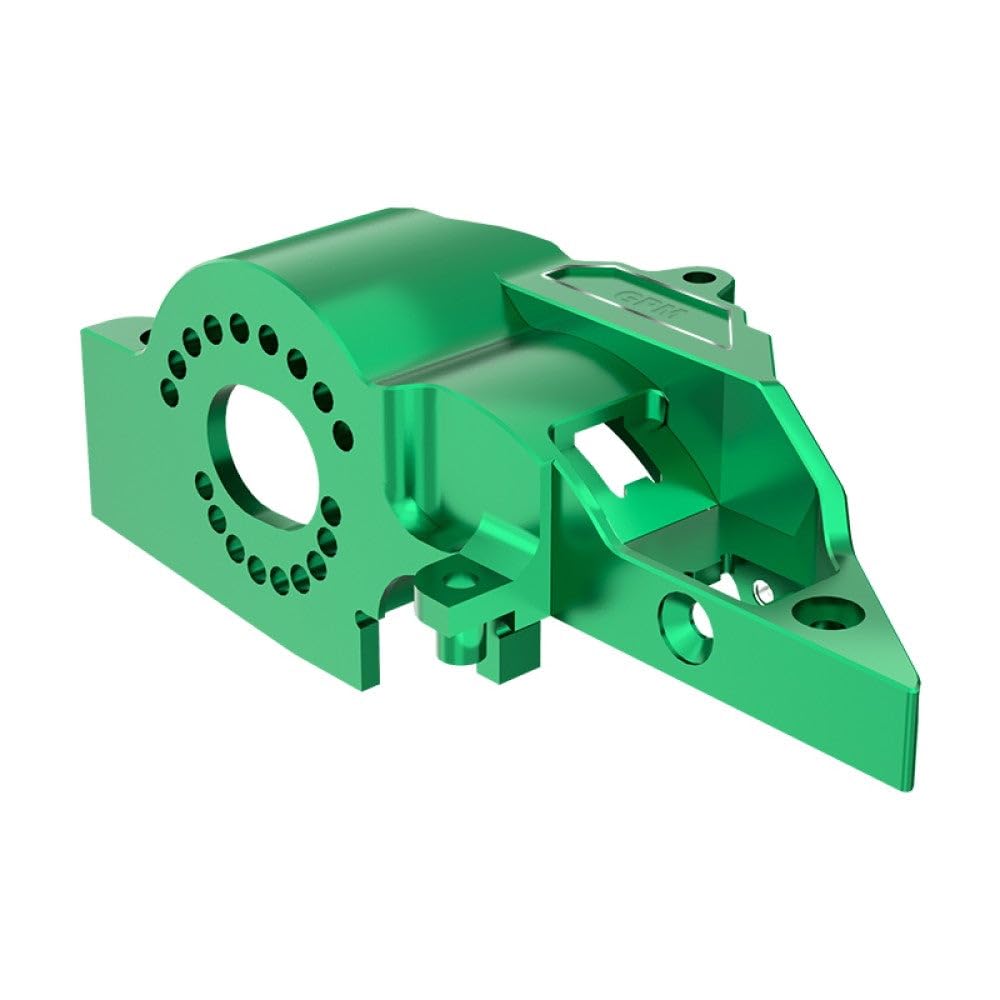 Aluminum 7075 Alloy Integrated Motor Base (Original) for Traxxas 1:16 Mini Maxx 4WD 107154-1 / Mini XRT VXL-3S 108076-1 Monster Truck Upgrades - Green