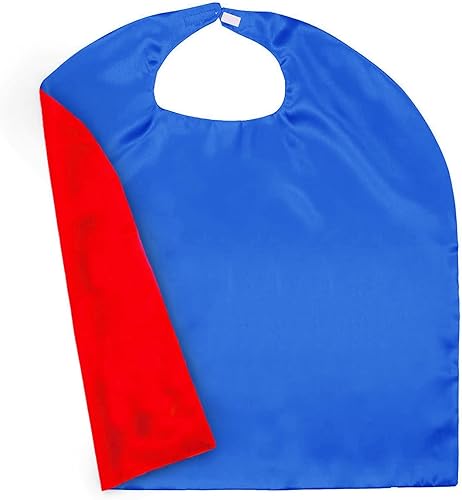 Miniatura 4 de Naichuo Capa de superhéroe con máscara, disfraces de doble cara para Halloween, Navidad