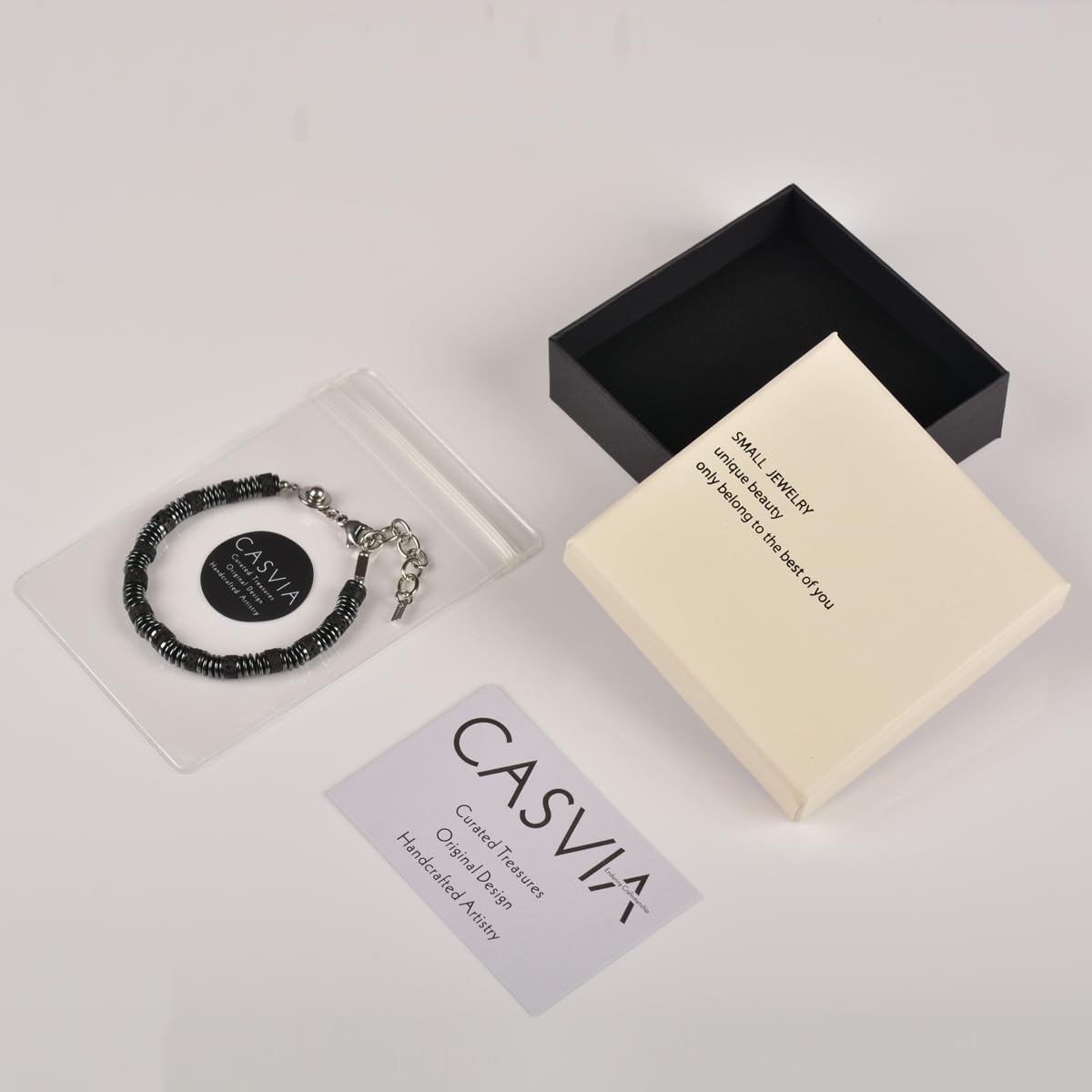 Handmade Vulcan Pulse Volcanic Hematite Mens Bracelet Dual-Clasp Adjustable Design for Effortless One-Handed Wear Enhances Resilience Mens Jewelry Ideal Gift for Yourself Friends or Father - Image 6