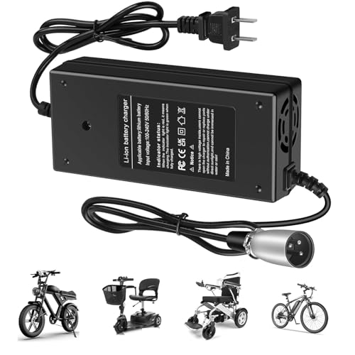 24V(Max 29.4V) 2A 3-Pin Male XLR Charger for Electric Scooter Pride Mobility, Drive Medical,GoGo Mobility Scooter, Go-Go Elite Traveller, Plus HD US, Ezip Mountain Trailz, Jazzy Power Chair,Shoprider