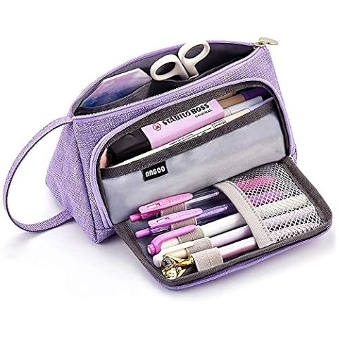 YYR Color Pencil Case, Multi Slot Pen Bag Cover