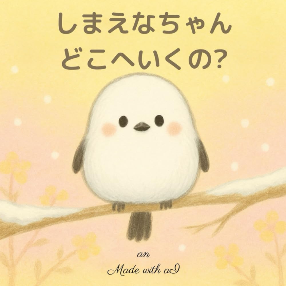 『しまえなちゃん どこへいくの？｜ぴょん！ぴたっ！ちいさなシマエナガといっしょにことばのリズムであそぼう♪ 1歳２歳3歳向けオノマトペ絵本』