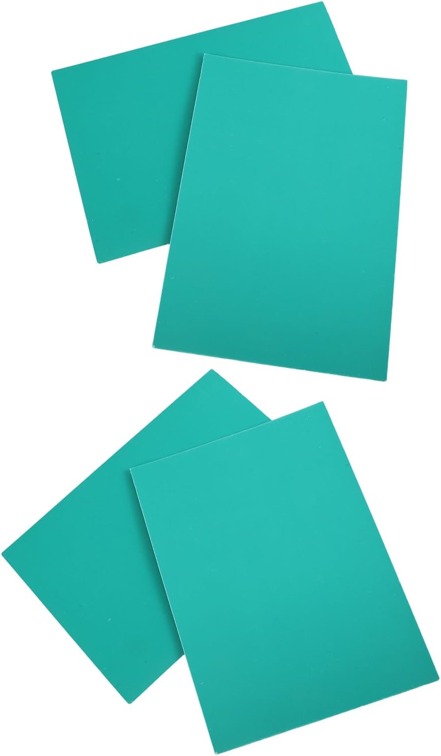 Cabilock 4pcs Linoleum Blocks for Printmaking 11.7 X 8.3 Inch Green Soft Carving Material Rubber Blocks for Stamp Making and Engraving Art Projects Craft Supplies