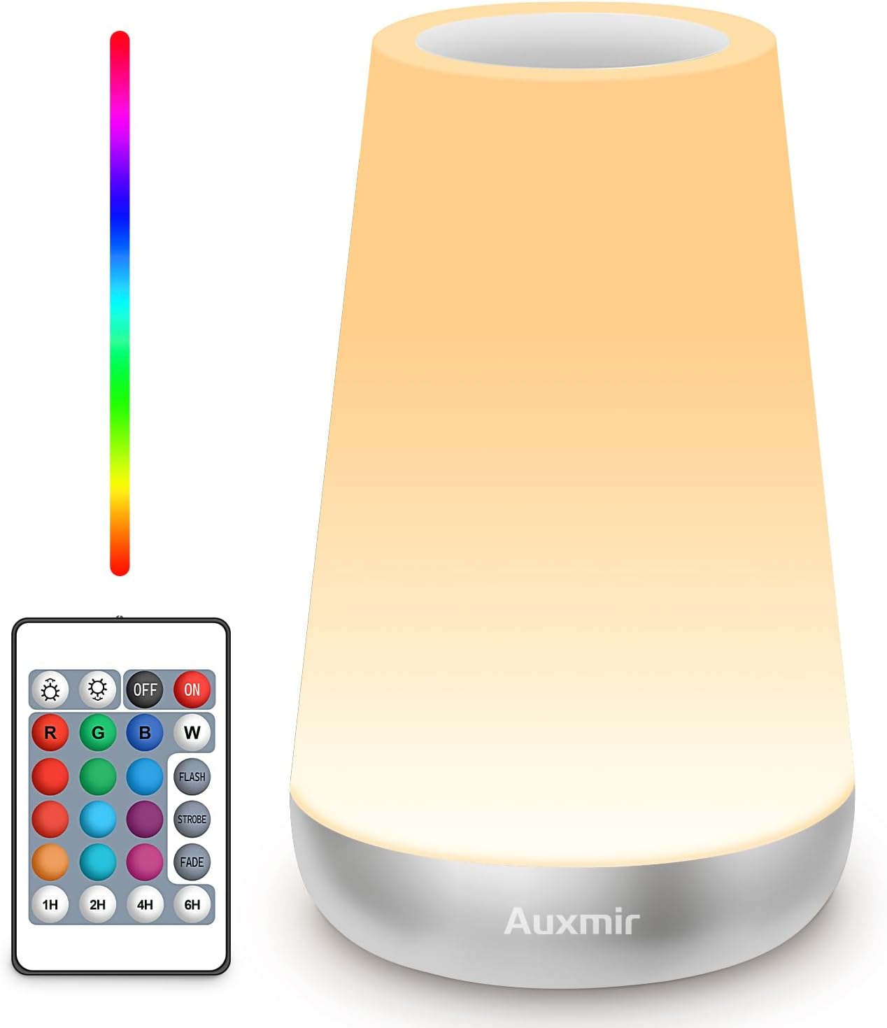 Auxmir Night Light for Kids Baby, USB Rechargeable Touch Lamp with Remote