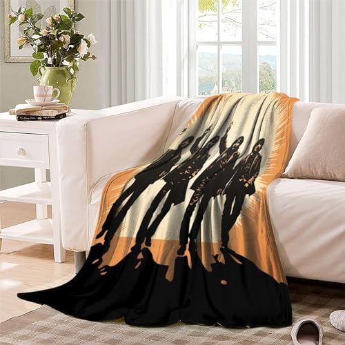 Couverture 50x60inch(127x152cm) – Douce – en Flanelle Douce – en Polaire – The Beatles – Rock Band - Les Beatles, Paul McCartney, John Lennon, RIngo Starr, George Harrison Couverture 50x60inch(127x152cm) - Douce - en Flanelle Douce - en Polaire - The Beatles - Rock Band – Image 4