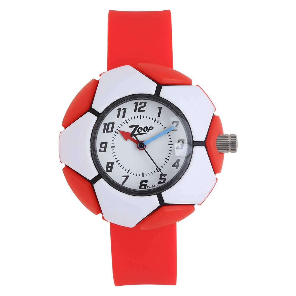 Zoop Unisex White Dial Analogue Watch - 26014PP02 (White_Free Size) (B0823M4Q41) Amazon Price History, Amazon Price Tracker