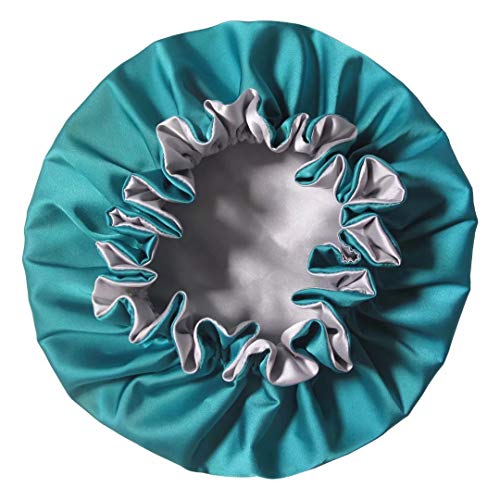 Image of AKISS Baby Infant Newborn Toddler Satin Silk Hair Bonnet for Baby Girl Boy Sleeping Kids Cap Hat