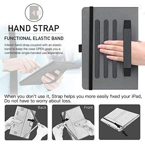 Ztotop Universal 10/10.1 Inch Tablet Case, Premium Pu Leather Cover For Dragon Touch/Zonko/Winsing/Yellyouth 10.1 Inch Android Tablet. Denim Black #TOP6