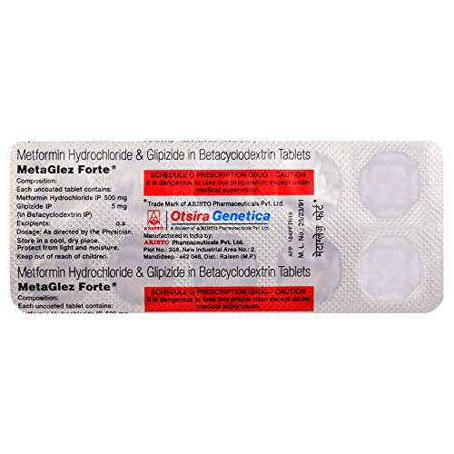 Image of Metaglez Forte* - Strip of 10 Tablets