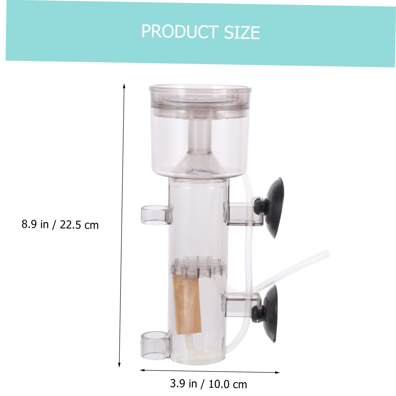 Amazon | VORCOOL プロテインスキマー ミニ アクリル製 海水水槽用