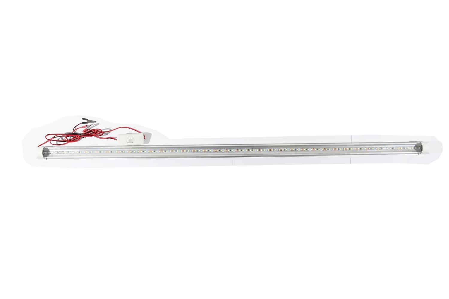 Lowenergie LED Lighting Tube Strip Light 12V DC Camping Caravan Boats or Solar Powered (900mm (3ft) x 2) โ image 1