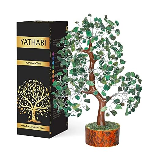 YATHABI Green Aventurine Gemstone Tree