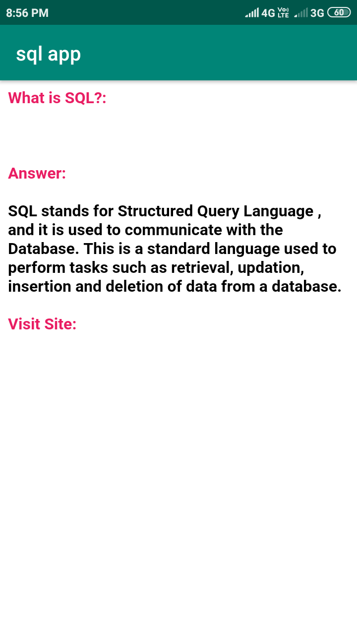 sql tutorial app - App on Amazon Appstore