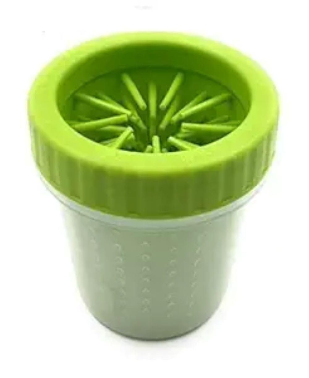 Tails of Joy Portable Dog Paw Washer Cup, Pet Paw Cleaner, Foot Cleaner, Durable Cleaning Cup with soft Silicone Bristles, Quickly Scrub and Wash Muddy Dirty Paws and Feet -(Small, Green) (B0D2LS6XNQ) Amazon Price History, Amazon Price Tracker