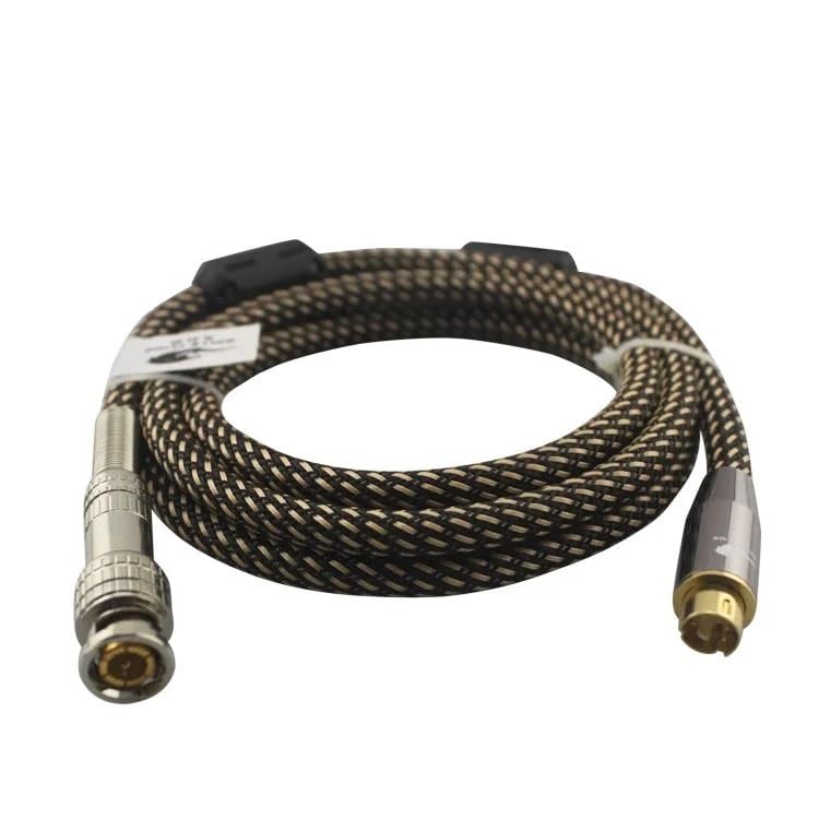Video Cable 4 pin Male S-Video to BNC Male Female 75-5 Monitor Video Signal interconnect Cable Q9 Video Security Cable OFC 1M 2M(S to L BNC Male,3m)