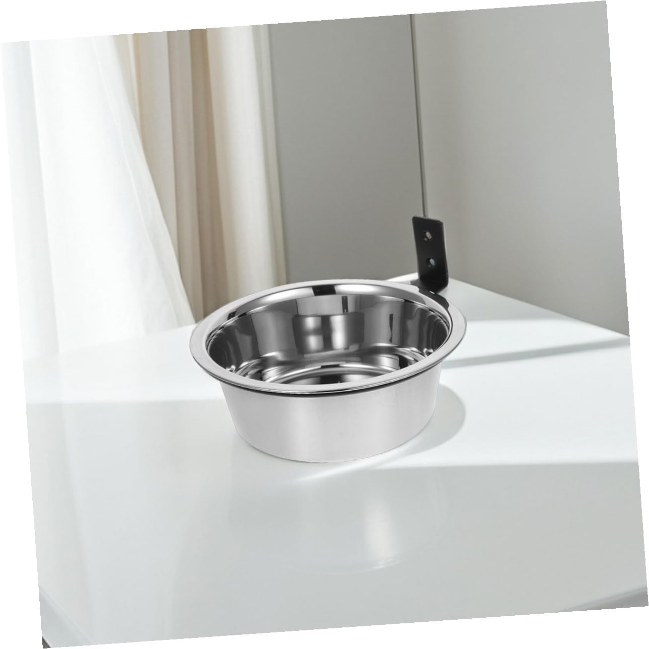 2 Juegos Comederos Altos para Perros de Cuencos de Acero Inoxidable Montados Pared Soporte Elevado para Alimentar Perros Grandes y Cachorros Estación de Comida y Agua