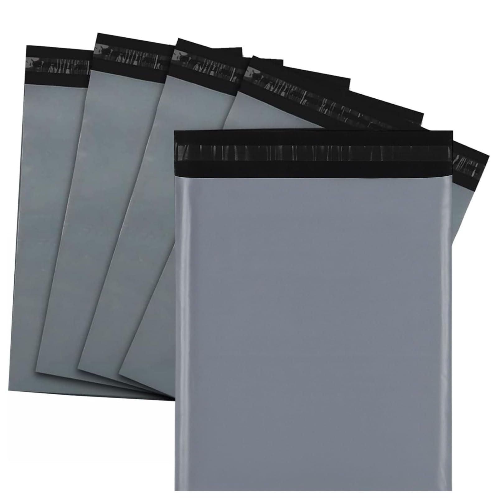 50 Pack Self Seal Bags 9x12 Inch, Shipping Bag for Packaging, Envelopes, Flyers, Food Grade & Durable Plastic Packing Bag, Color is Grey, Mailing Bag