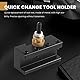 Tsudoku 6PCS Werkzeugpaket Mini-Drehmaschine Schnellwechsel-Werkzeughalter und Halter Multifid-Werkzeughalter