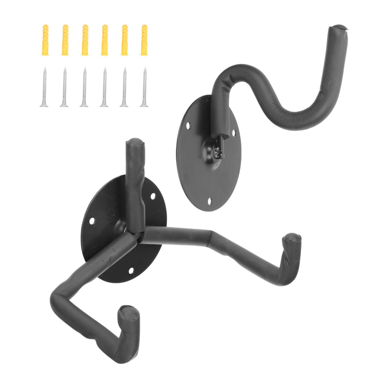 Gatuida Gitarren Wandhalterung Metall Horizontale Wandmontage Stabiler Gitarren Wandhaken Installieren Vielseitig für Bass Ukulele Violine Erhu Elegantes Design für Musikliebhaber