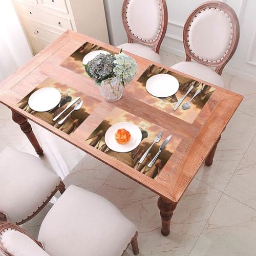 Set de table éléphant résistant à la chaleur pour table de maison - 7