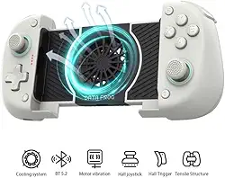 Controle gamepad Data Frog X3 com com resfriamento, Hall Efect, Android, PC