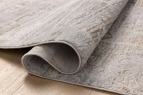 Image of Loloi Amber Lewis Monty Collection MOT-07 Natural /Mist 11'-6 inch x 15', .50 inch Pile Height, Area Rug
