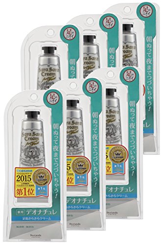 デオナチュレ 足指さらさらクリーム 30g×6個