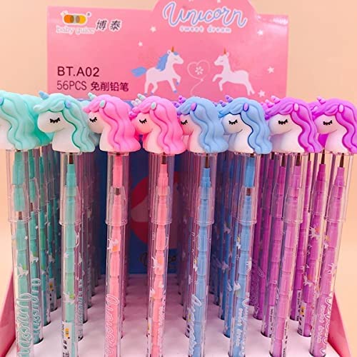 Krupasadhya Cute Magical Unicorn design lead pencils for girls & boys/Birthday party school supply/Quality fancy dark pencils for smooth writing 3