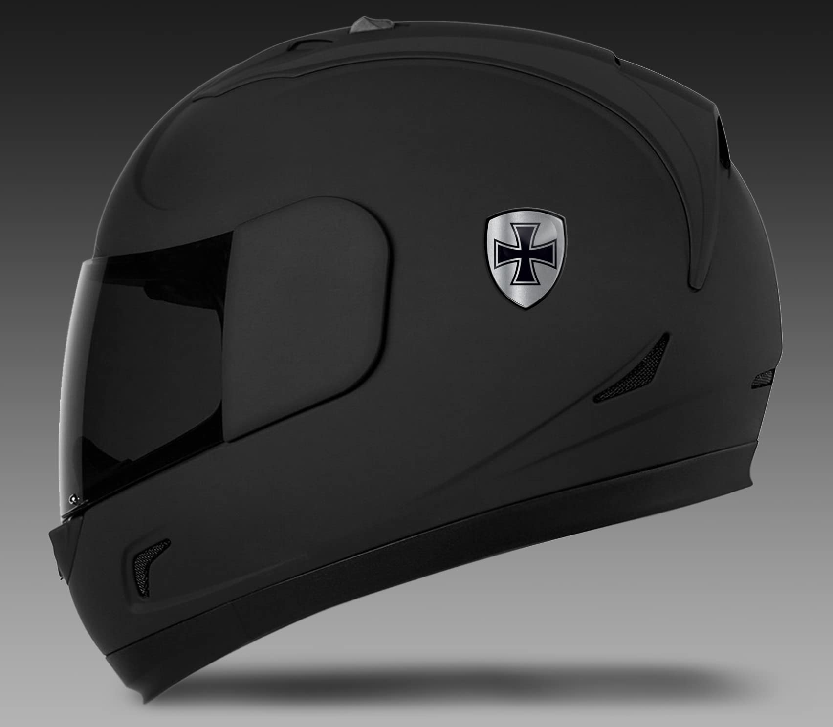 Biomar Labs 2 x naklejka żelowa 3D, silikonowa naklejka na samochód, plakat, motocykl, motocykl, motocykl, kask, naklejka, na okno, telefon, laptop, PC, tablet, drzwi, emblemat (srebrny, czarny, KS 95