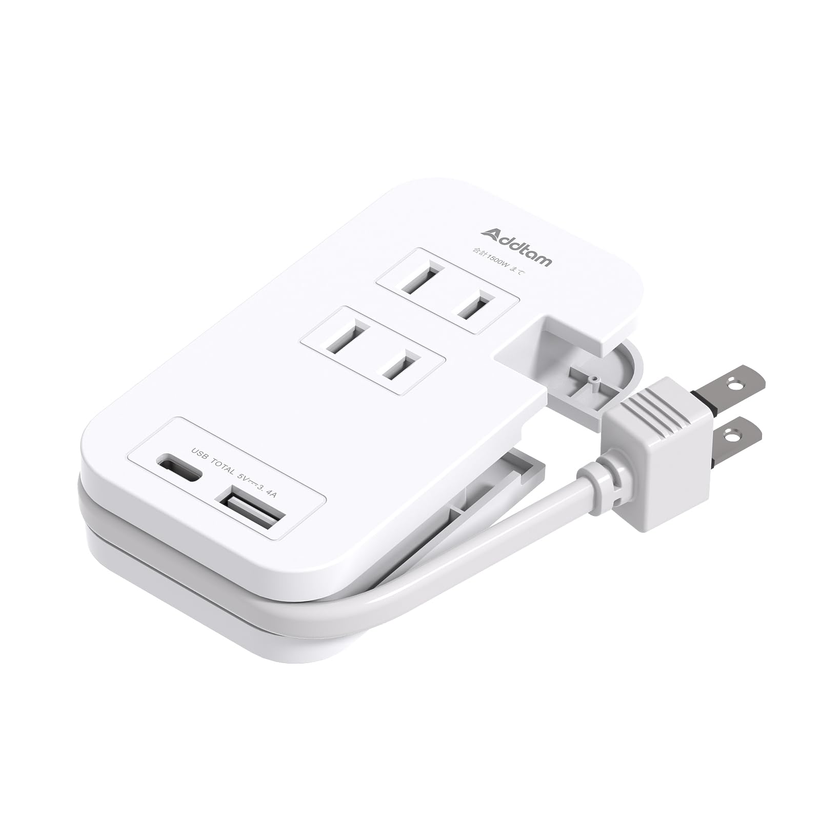 [送料込み]ディスクアップ2 小役カウンター用のUSBコネクタ付き Amazon.co.jp: 電源タップ usb付き 短い 20cm 3AC口 2USBポート Addtam